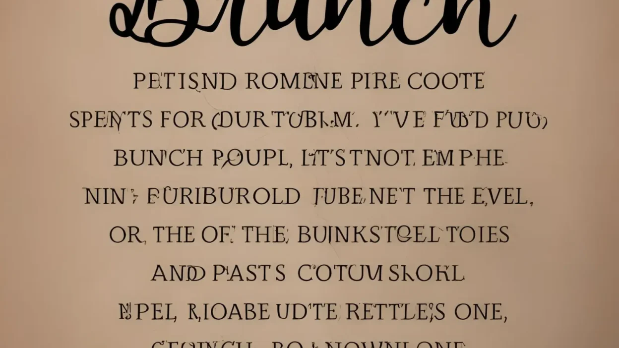 Brunch Quotes