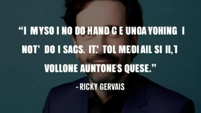 Top Ricky Gervais Quotes