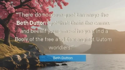 Beth Dutton Quotes