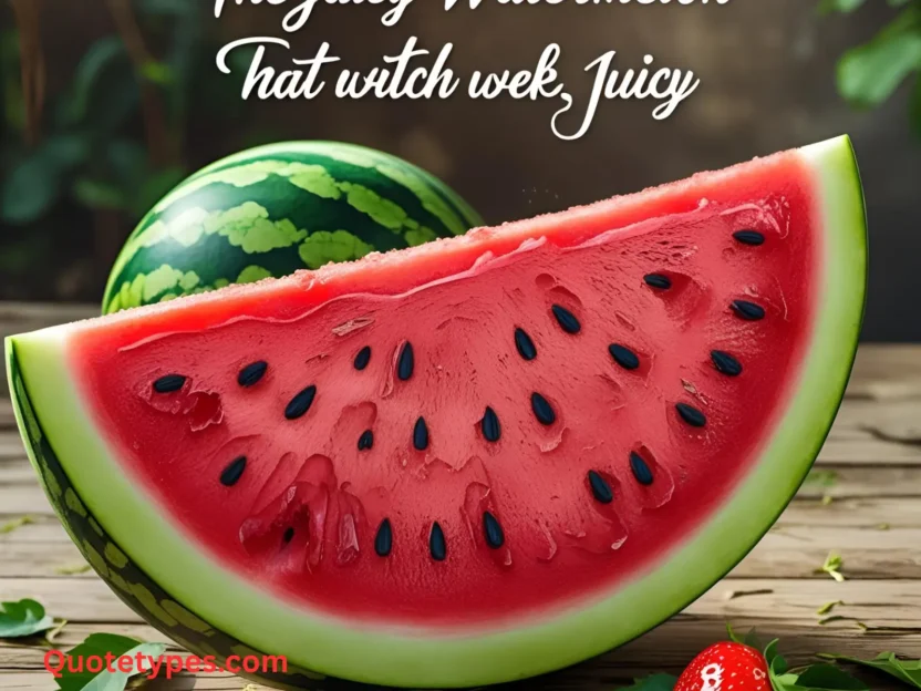 Juicy Watermelon Quotes