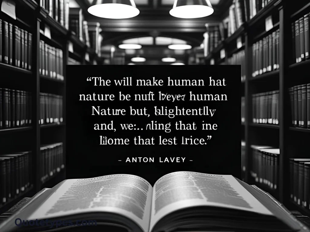 Anton LaVey Quotes on Human Nature