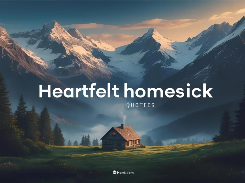 Heartfelt Homesick Quotes