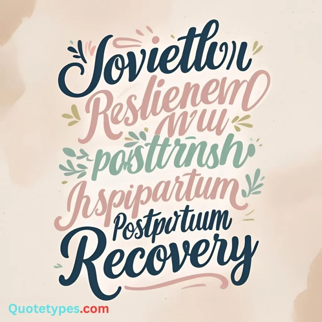 Quotes About Postpartum Recovery