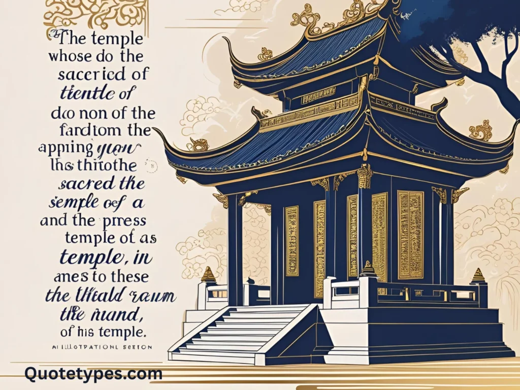 Quotes About The Sacredness of the Temple