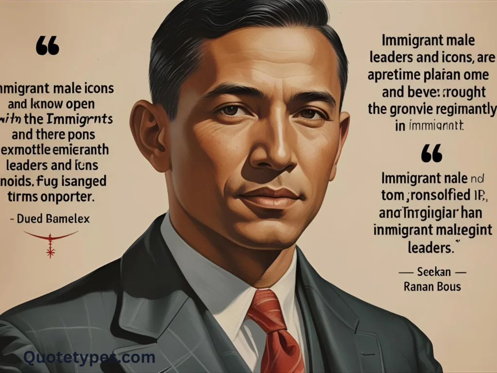 Quotes from Immigrant Leaders and Icons