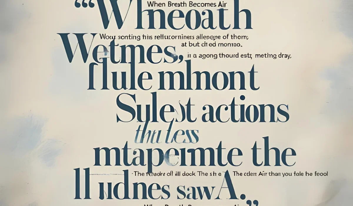 When Breath Becomes Air Quotes