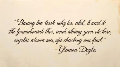 Best Glennon Doyle Quotes