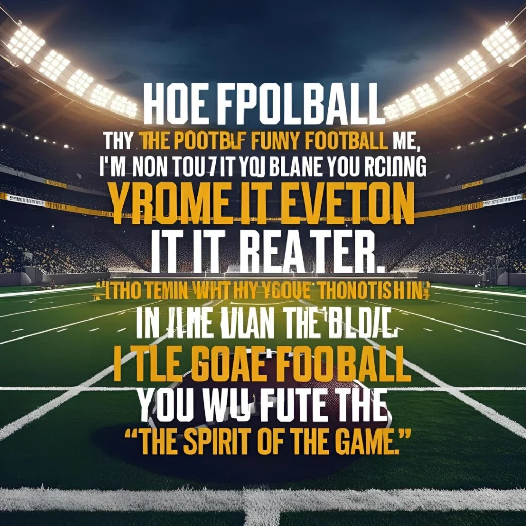Classic Funny Football Quotes