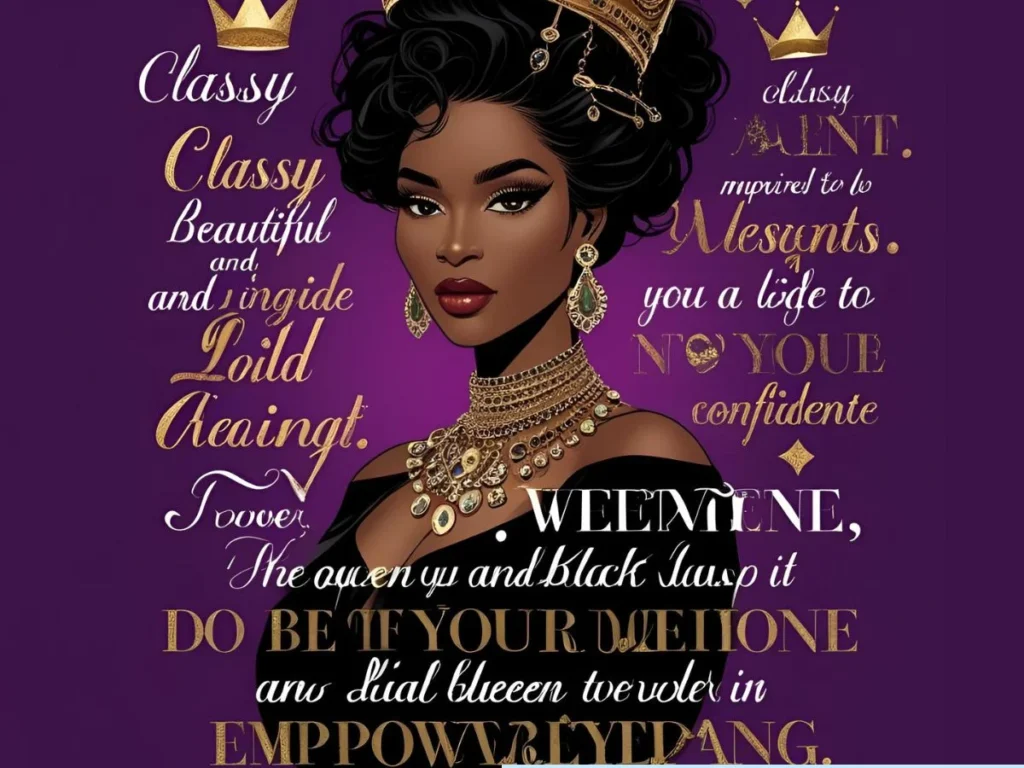 Classy Beautiful Black Queen Quotes