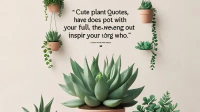 Cute Plant Quotes