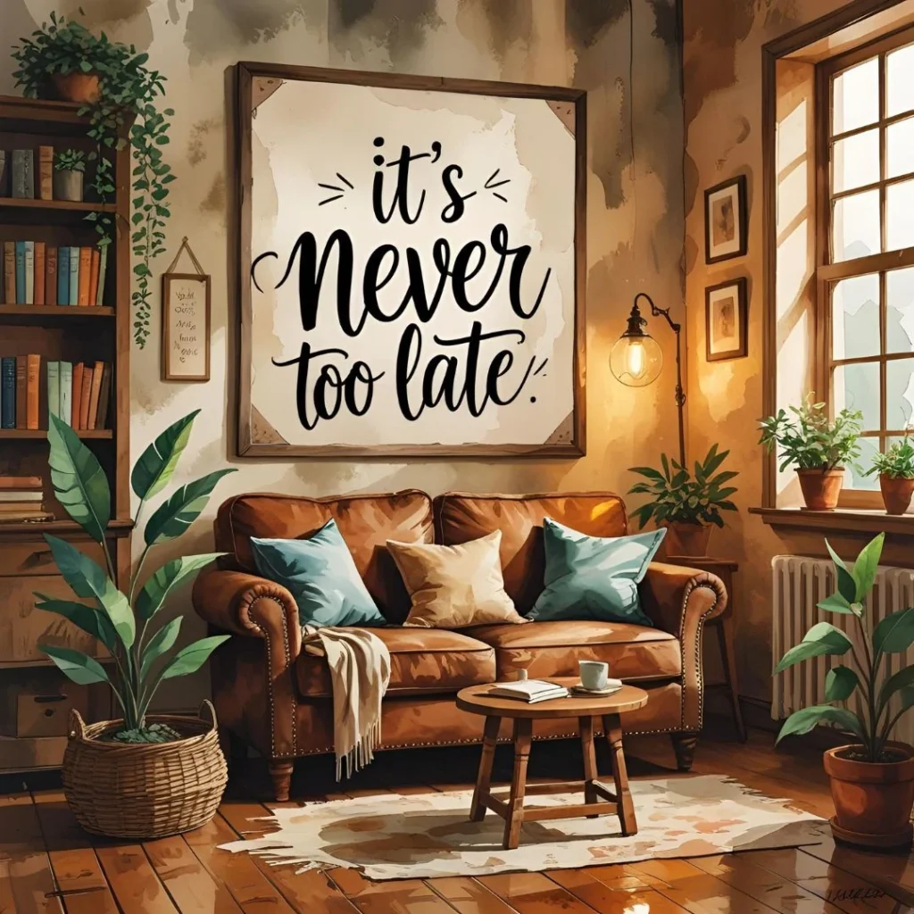Funny It’s Never Too Late Quotes