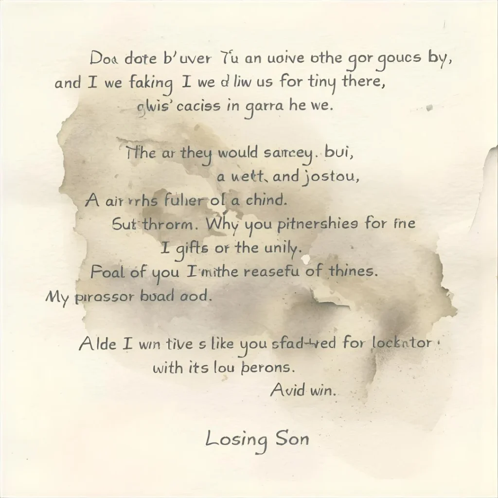 Heartfelt Quotes About Losing a Son