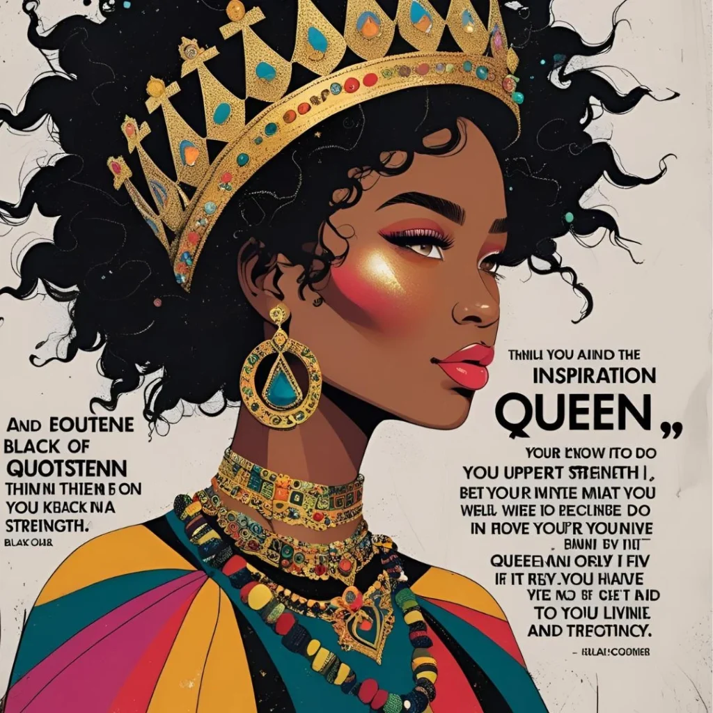 Inspirational Black Queen Quotes for Confidence