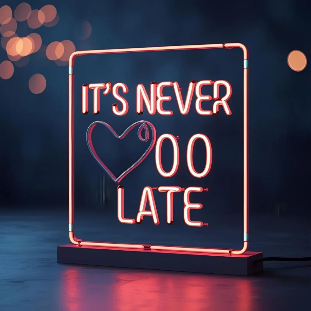 It’s Never Too Late Quotes on Love