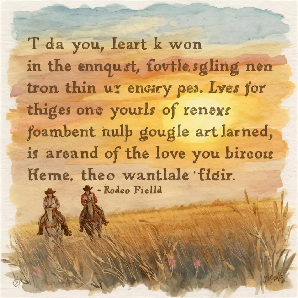 Rodeo Love Quotes