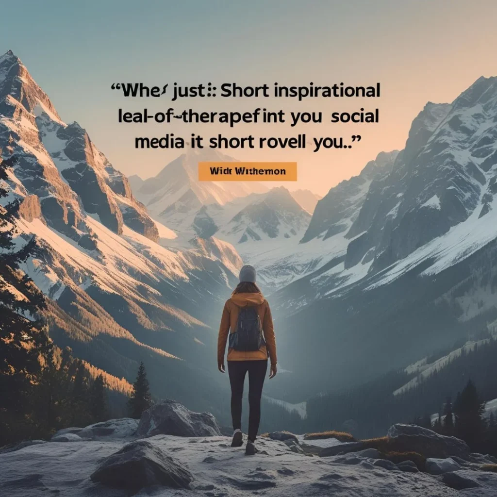 Short Inspirational Quotes for Social Media