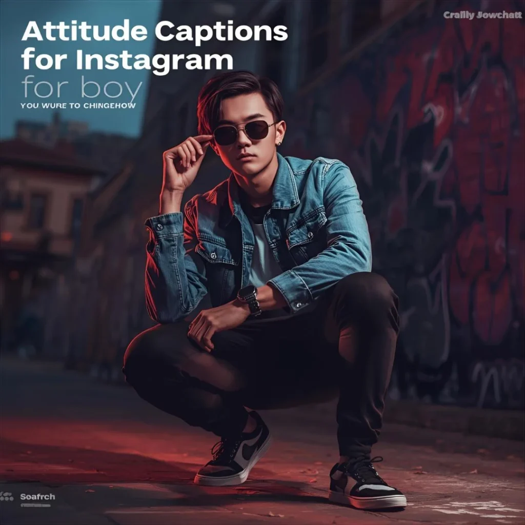 Attitude Captions for Instagram for Boy