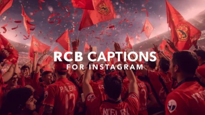 RCB captions for instagram