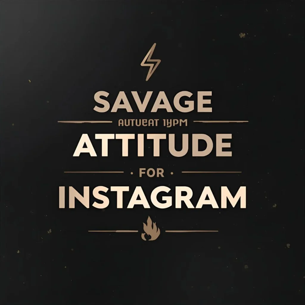 Savage Attitude Quotes for Instagram