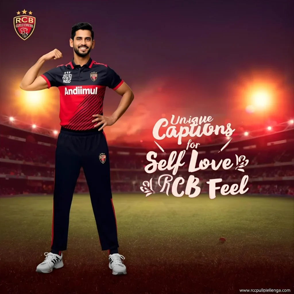 Unique Captions for Self Love (RCB Feel)