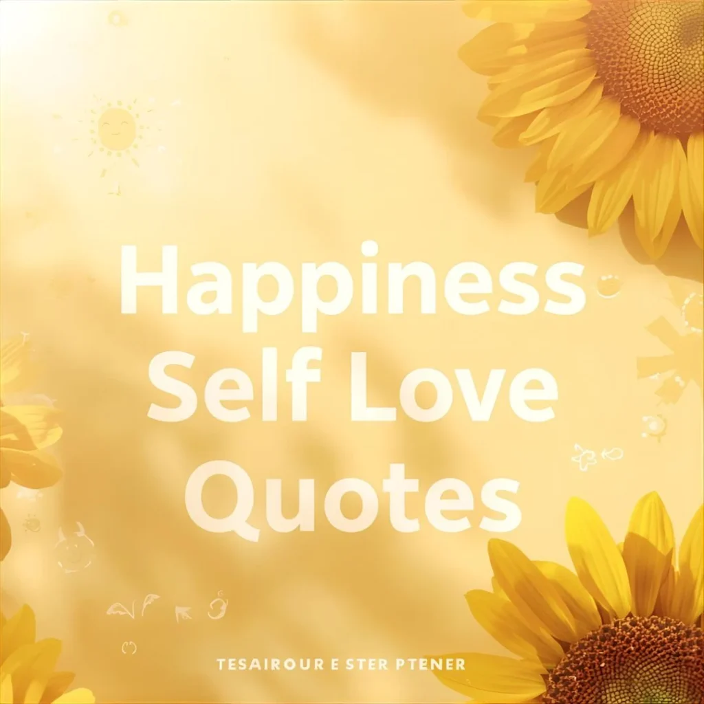 🌻 Happiness Self Love Quotes