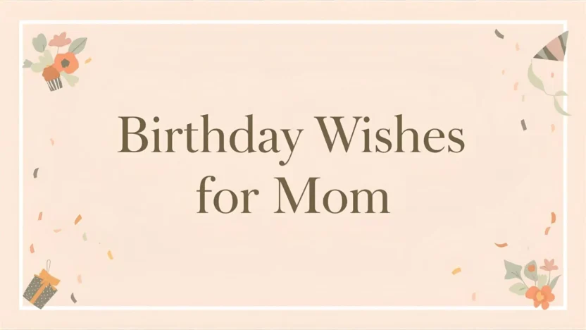 Birthday Wishes For Mom