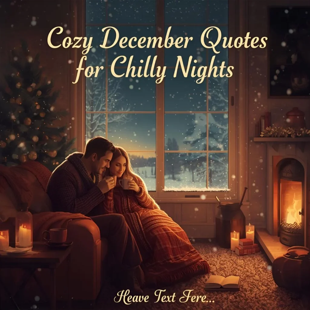 Cozy December Quotes for Chilly Nights