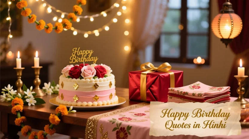 Happy Birthday Quotes In Hindi
