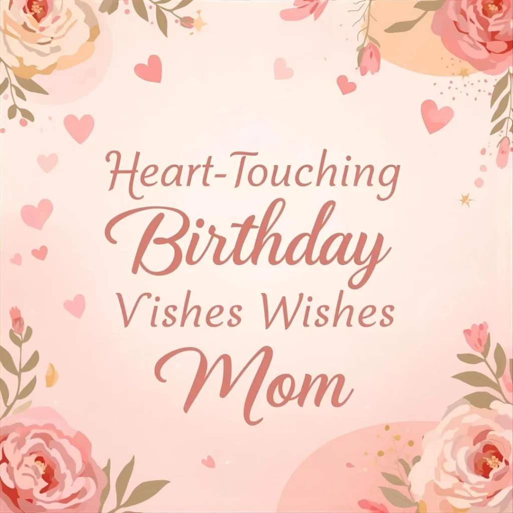 Heart Touching Birthday Wishes For Mom