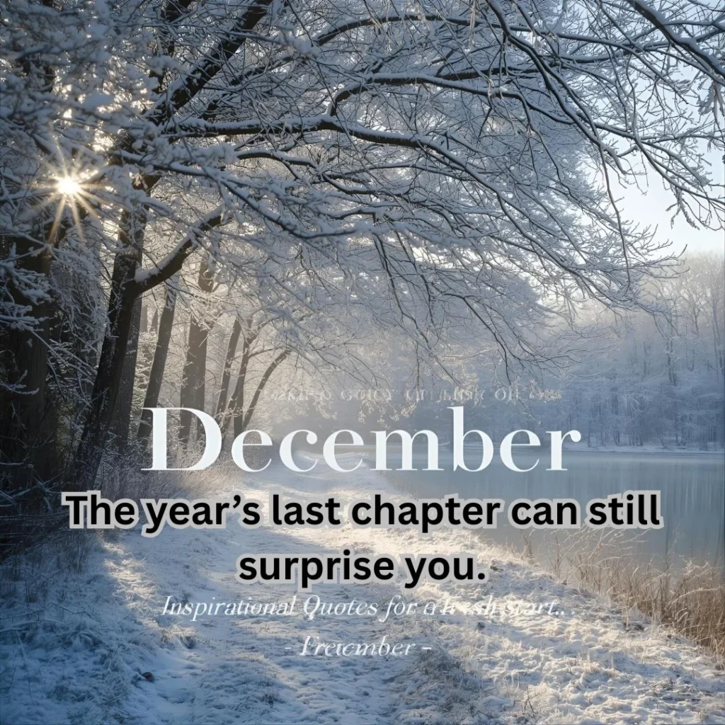 Inspirational December Quotes for a Fresh Start