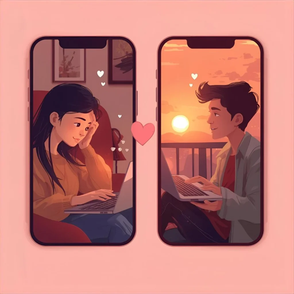 Long Distance Love Captions