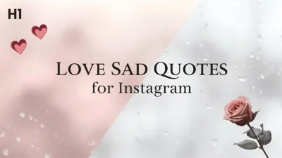 Love Sad Quotes For Instagram