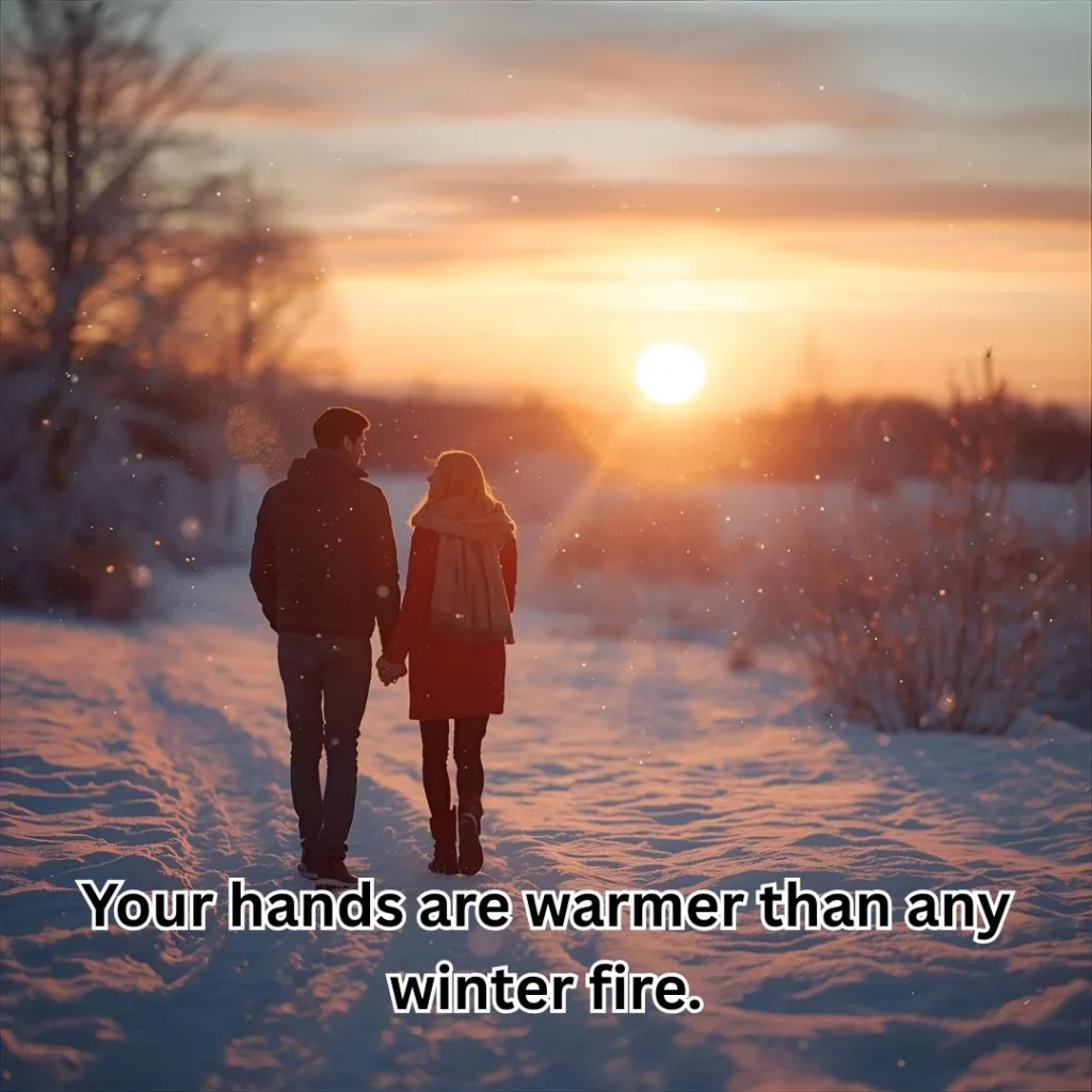 Romantic December Quotes for Lovers