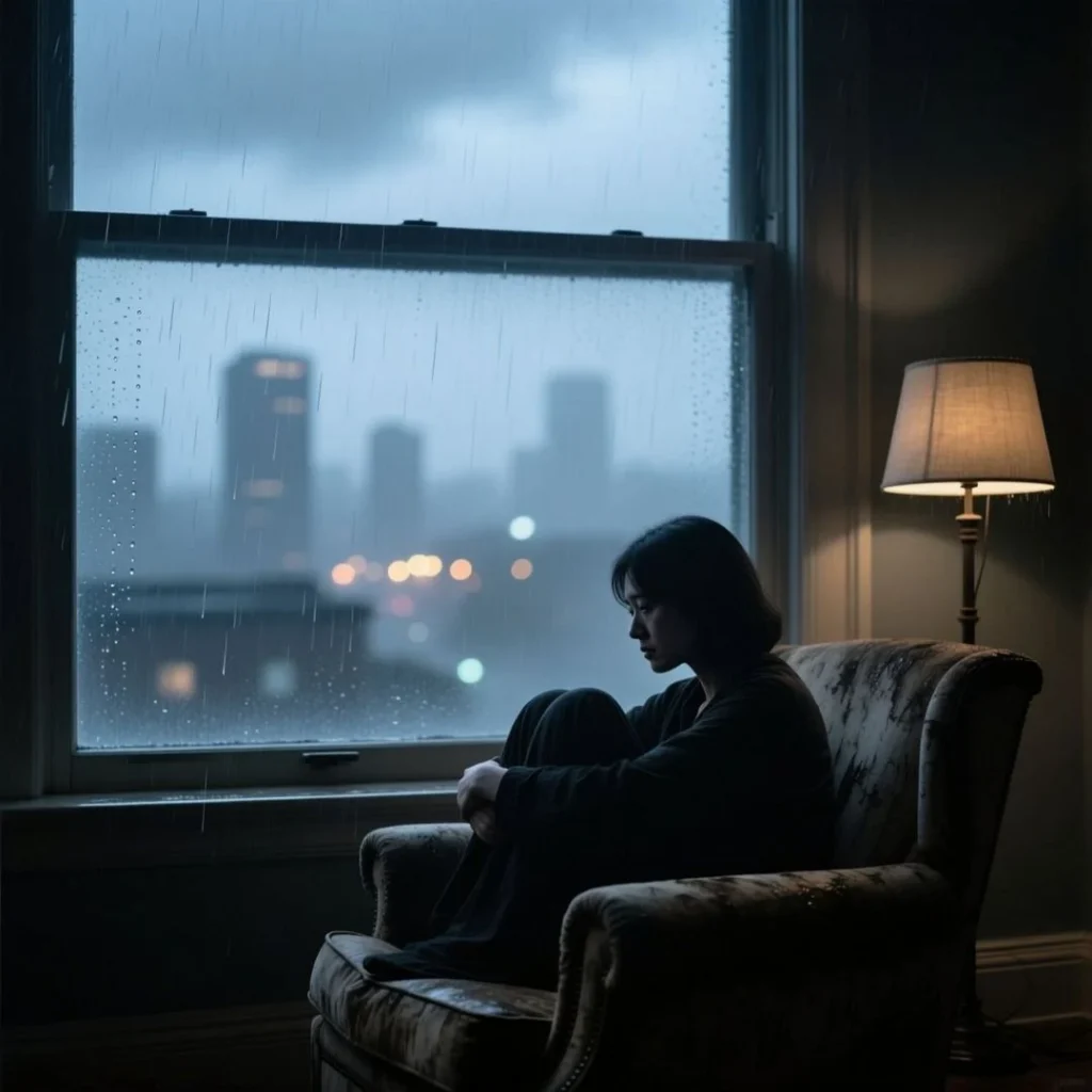 Sad or Melancholy Rain Captions