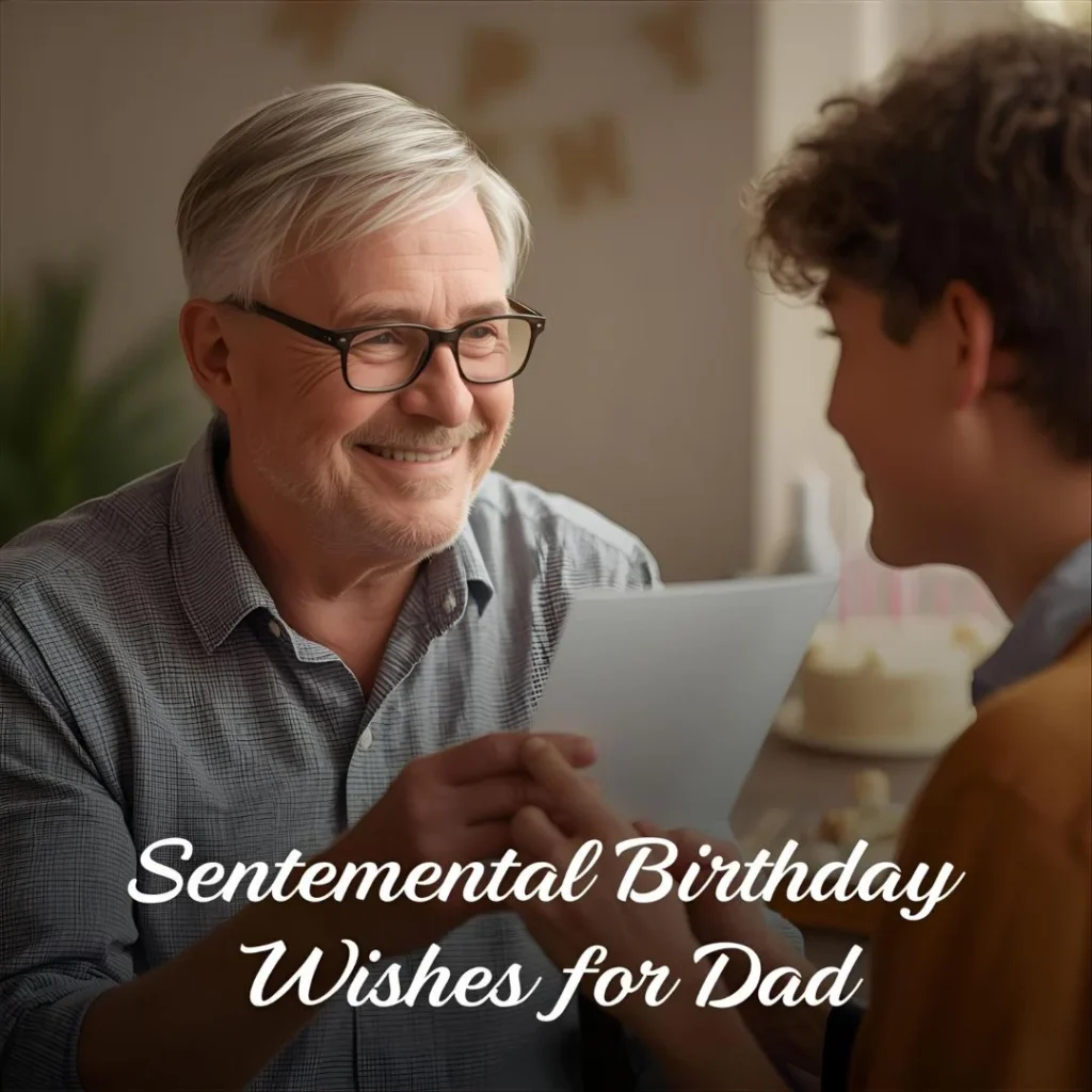 Sentimental Birthday Wishes for Dad