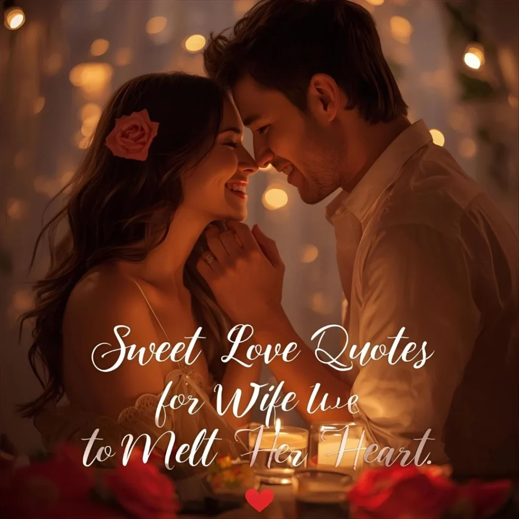 Sweet Love Quotes for Wife to Melt Her Heart 💖