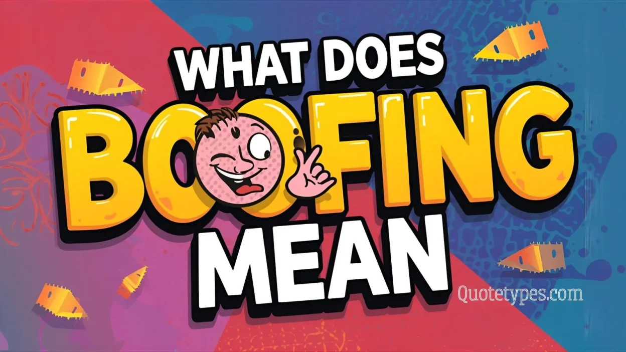 What Does Boofing Mean