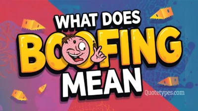 What Does Boofing Mean