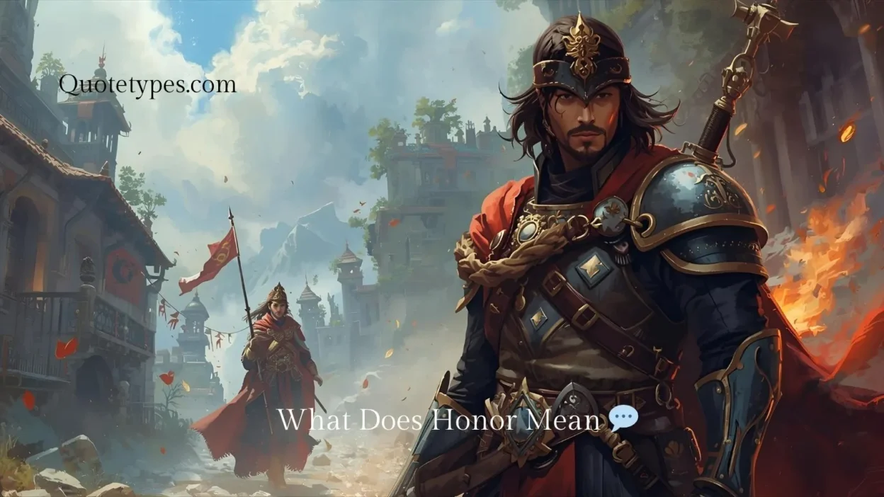 What Does Honor Mean