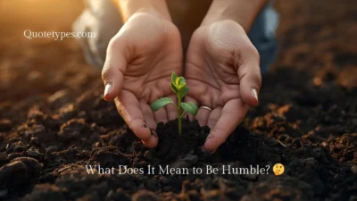 What Does It Mean to Be Humble