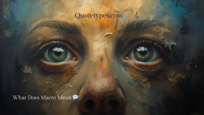 What Does Macro Mean