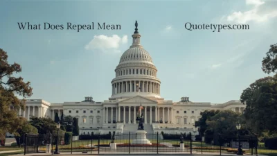 What Does Repeal Mean