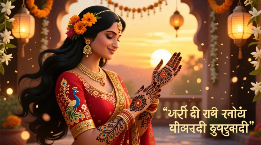 Mehndi Captions